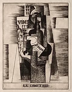 The Bar by Louis Marcoussis (French, 1883–1941)