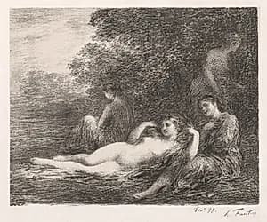 The Bathers by Henri Fantin-Latour (French, 1836–1904)