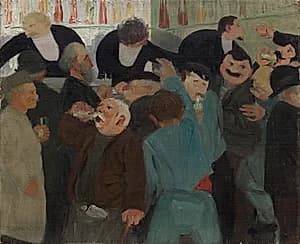 The Bistro by Félix Vallotton (Swiss French, 1865–1925)