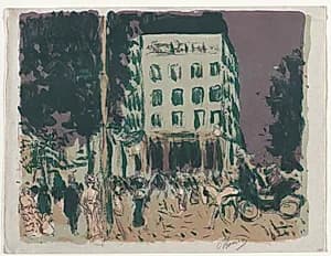 The Boulevards by Pierre Bonnard (French, 1867–1947)