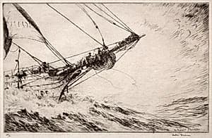 The Bowsprit by Arthur John Trevor Briscoe (British, 1873–1943)