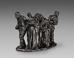 The Bread Line by Max Kalish (American, 1891–1945)