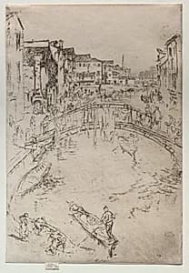 The Bridge by James McNeill Whistler (American, 1834–1903)
