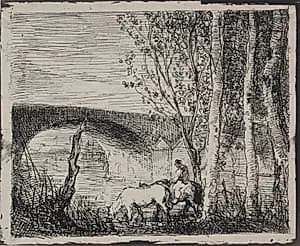 The Bridge by Charles François Daubigny (French, 1817–1878)