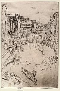 The Bridge by James McNeill Whistler (American, 1834–1903)