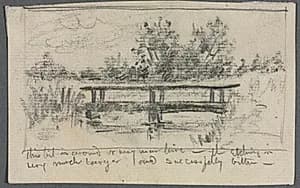 The Bridge, Schleissheim by Otto H. Bacher (American, 1856–1909)