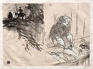 The Brief Joys:  Cover by Henri de Toulouse-Lautrec (French, 1864–1901)