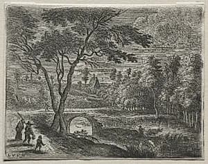 The Broken Bridge by Lucas van Uden (Dutch, 1595–1672/73)