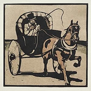 The Cabriolet by William Nicholson (British, 1872–1949)