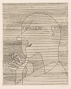 The Calculating Old Man by Paul Klee (German, 1879–1940)