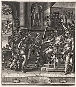 The Calumny of Apelles by Giorgio Ghisi (Italian, 1520–1582)