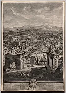 The Campo Vaccino by Giuseppe Vasi (Italian, 1710–1782)