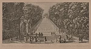 The Cascade at Marli by Jacques Rigaud (French, 1681–1754)
