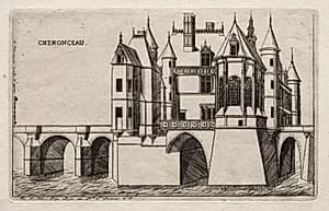 The Chateau of Chenonceau by Charles Meryon (French, 1821–1868)