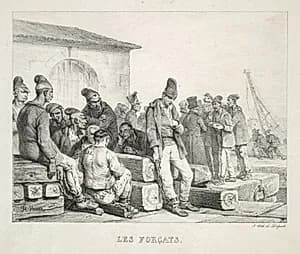The Convicts by Horace Vernet (French, 1789–1863)