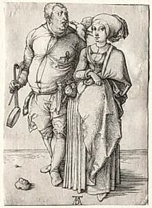 The Cook and His Wife by Albrecht Dürer (German, 1471–1528)