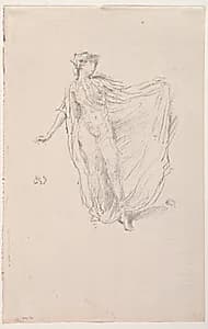 The Dancing Girl by James McNeill Whistler (American, 1834–1903)