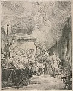 The Death of the Virgin by Rembrandt van Rijn (Dutch, 1606–1669)