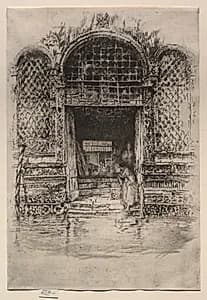 The Doorway by James McNeill Whistler (American, 1834–1903)