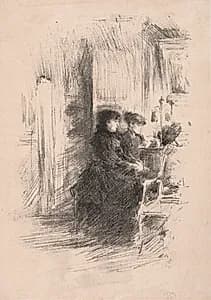 The Duet by James McNeill Whistler (American, 1834–1903)