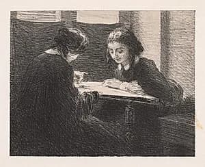 The Embroideres (Les Brodeuses), by Henri Fantin-Latour (French, 1836–1904)