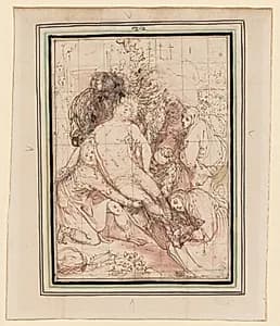 The Entombment by Giovanni de' Vecchi (Italian, 1536–1615)