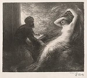 The Evocation of Kundry by Henri Fantin-Latour (French, 1836–1904)