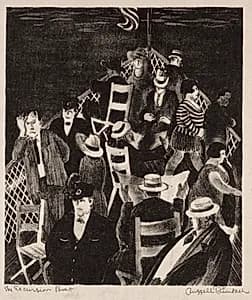 The Excursion Boat by Russell T. Limbach (American, 1904–1971)