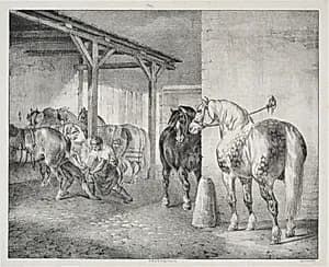 The Ferrier's Shed by Théodore Géricault (French, 1791–1824)