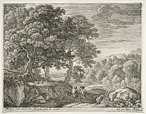 The Flight into Egypt by Herman van Swanevelt (Dutch, c. 1600–1655)