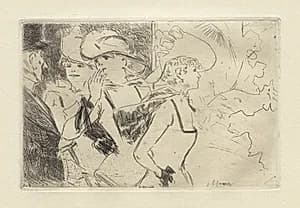 The Folies-Bergère by Jean Louis Forain (French, 1852–1931)
