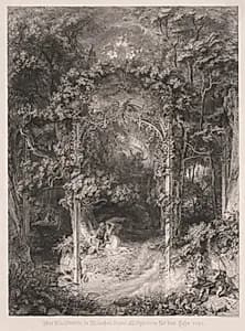 The Forest Maiden by Wendelin Wick (German, active 1842–1853)