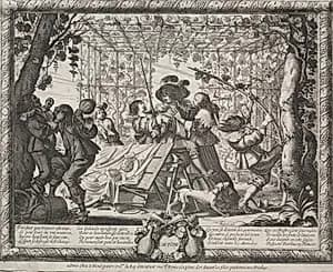 The Four Seasons: Autumn by Abraham Bosse (French, 1602–1676)
