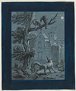 The Fox and the Turkey Hens by Jean-Baptiste Oudry (French, 1686–1755)