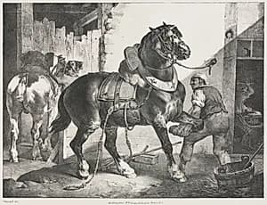 The French Blacksmith by Théodore Géricault (French, 1791–1824)