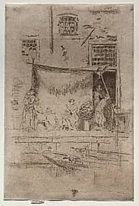 The Fruit Stall by James McNeill Whistler (American, 1834–1903)