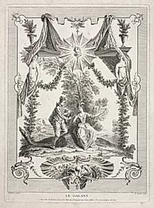 The Gallant by Benoit II Audran (French, 1700–1772)