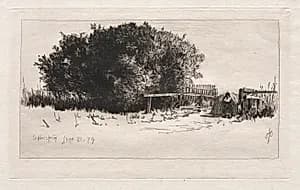 The Gate, Schleissheim by Otto H. Bacher (American, 1856–1909)