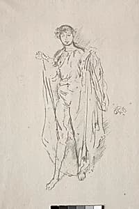 The Girl by James McNeill Whistler (American, 1834–1903)