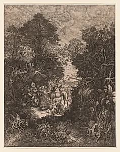 The Good Samaritan by Rodolphe Bresdin (French, 1822–1885)