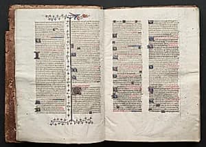 The Gotha Missal:  Fol. 2v, Text  by Master of the Boqueteaux (French)