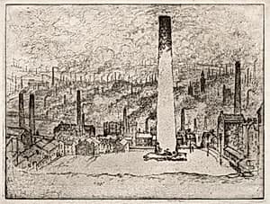 The Great Chimney, Bradford by Joseph Pennell (American, 1857–1926)