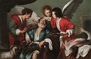 The Healing of Tobit by Bernardo Strozzi (Italian, 1581?-1644)
