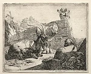The Hedgerow by Johann Heinrich Roos (German, 1631–1685)