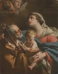The Holy Family by Gaetano Gandolfi (Italian, 1734–1802)