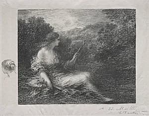 The Huntress by Henri Fantin-Latour (French, 1836–1904)