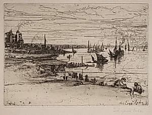 The Inn, Purfleet by Francis Seymour Haden (British, 1818–1910)