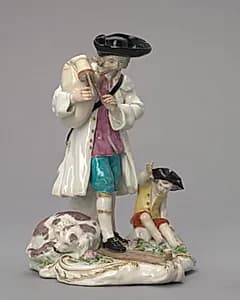 The Itinerant Musician by Chelsea Porcelain Factory (Britain, London, 1745–84)