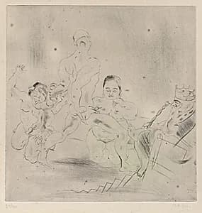 The Judgment of Solomon by Jules Pascin (French, 1885–1930)