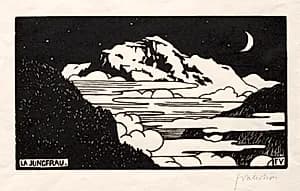 The Jungfrau by Félix Vallotton (Swiss French, 1865–1925)